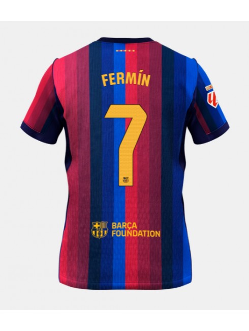 Barcelona Fermin Lopez #7 Heimtrikot 2026-27 Kurzarm Barcelona Fermin Lopez #7 Heimtrikot 2026-27 Kurzarm